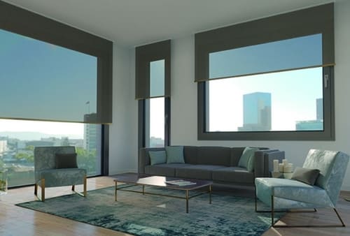 Des stores sur mesure au Domaine de la peinture