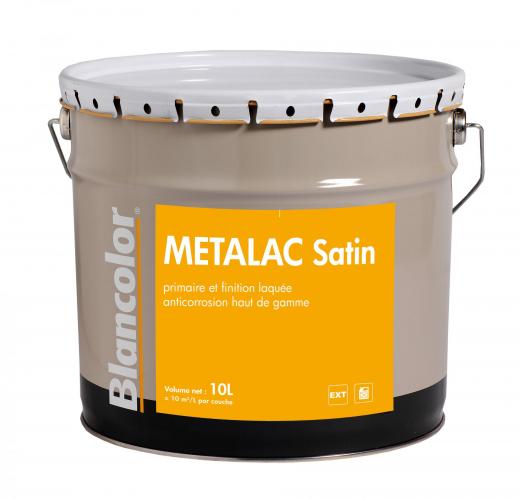 METALAC SATIN  NOIR 1L