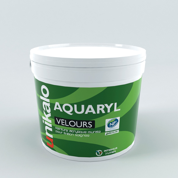 AQUARYL VELOURS EVO BLANC 3L UNIKALO