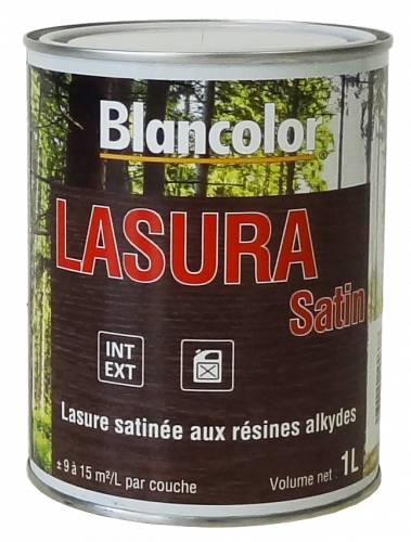 LASURE SATIN CHENE FUME BLANCOLOR  1L