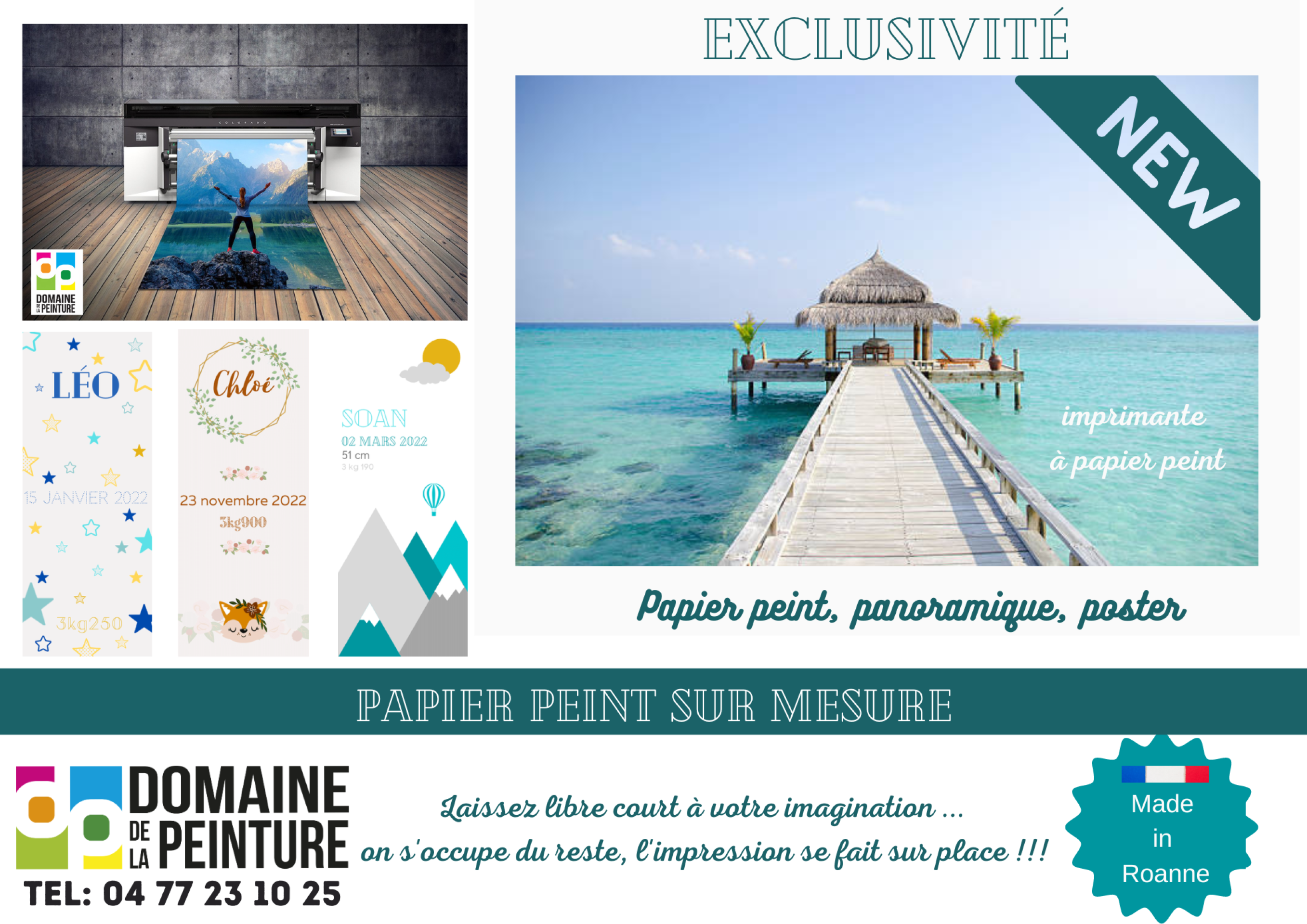 Poster panoramique sur-mesure