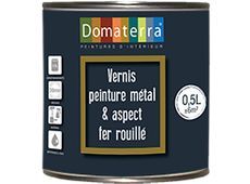 VERNIS POUR PEINTURE METALLISEES ET ASPECT ROUILLE 0.5 Litre  teinte