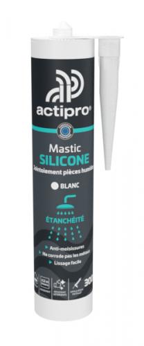 ACTIPRO MASTIC SILICONE BLC 300ML